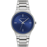 Caravelle Box Set CAR Modern Mens Stainless Steel